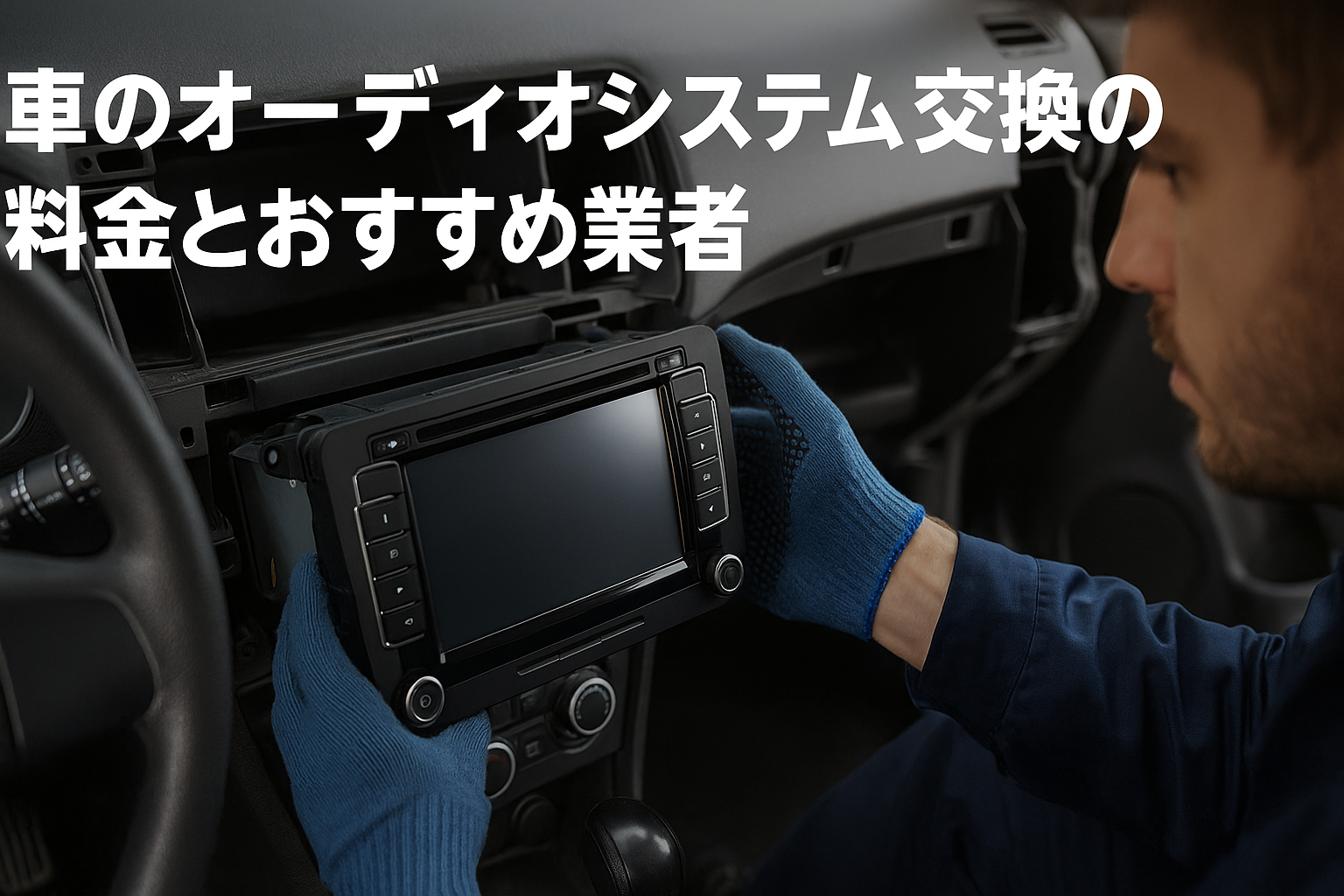 車のオーディオシステム交換の料金とおすすめ業者