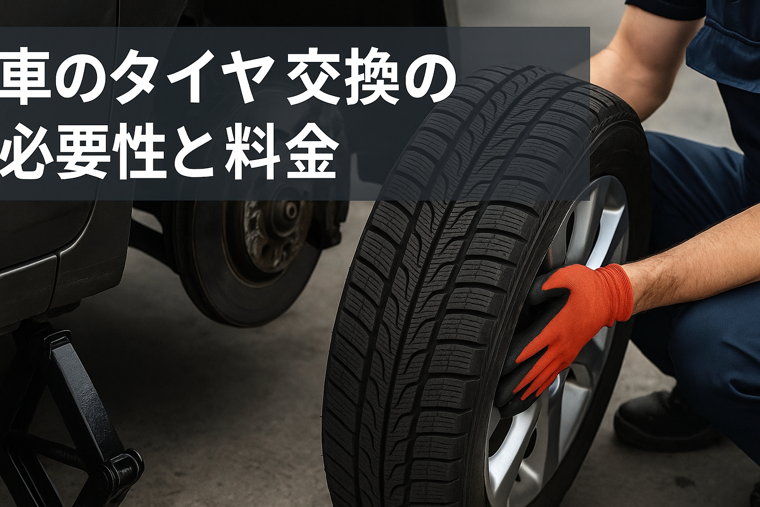 車のタイヤ交換の必要性と料金