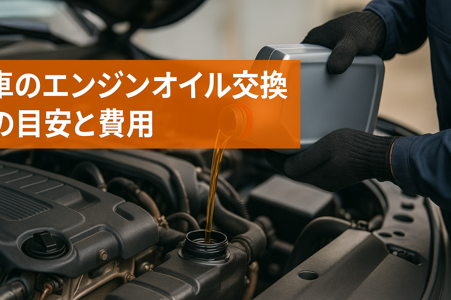 車のエンジンオイル交換の目安と費用