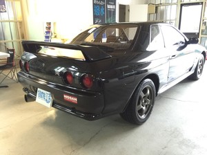 GTR(R32)浸水車内クリーニング3