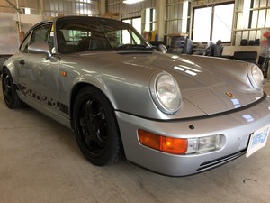 ポルシェ911(964)・プレミアム車内クリーニング＆天井クリーニング2