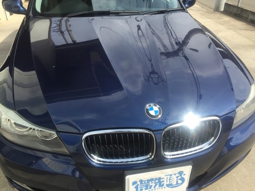 BMW3・プレミアムコーティング後のボンネット