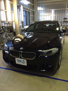 BMW5・Mスポーツ/ボディコーティング(スタンダードコート)、クイック車内クリーニング、全面窓ガラス撥水コート1