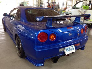 ニッサン・スカイラインGT-R（V36）/カーナビ取付け(カロッツェリア楽ナビAVIC-MRZ099)3