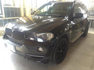 BMW・X5ヘッドライトクリーニング