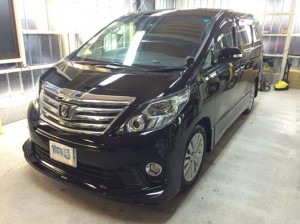 トヨタ・アルファード/ワックスコート、車内クリーニング