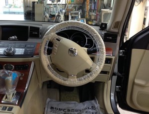 フーガ・車内クリーニング