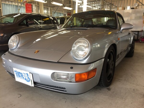 ポルシェ911(964)の車内と天井をクリーニング（東京都練馬区のA様）サムネイル