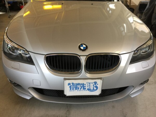 ヘッドライト磨き＆コーティング（埼玉県ふじみ野市のS様・BMW5）サムネイル
