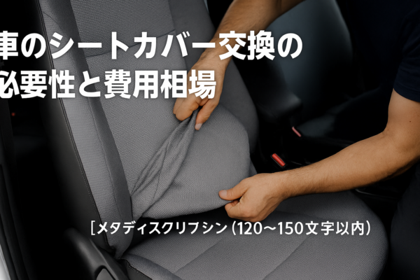 車のシートカバー交換の必要性と費用相場サムネイル