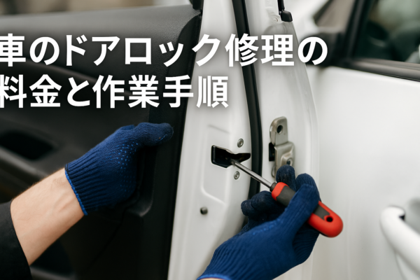 車のドアロック修理の料金と作業手順サムネイル