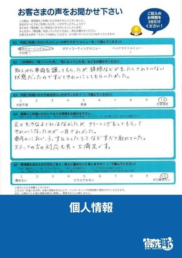 知人から譲ってもらった車を一掃・フォルクスワーゲン ゴルフトゥーランサムネイル