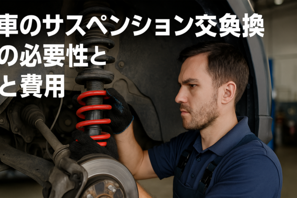 車のサスペンション交換の必要性と費用サムネイル