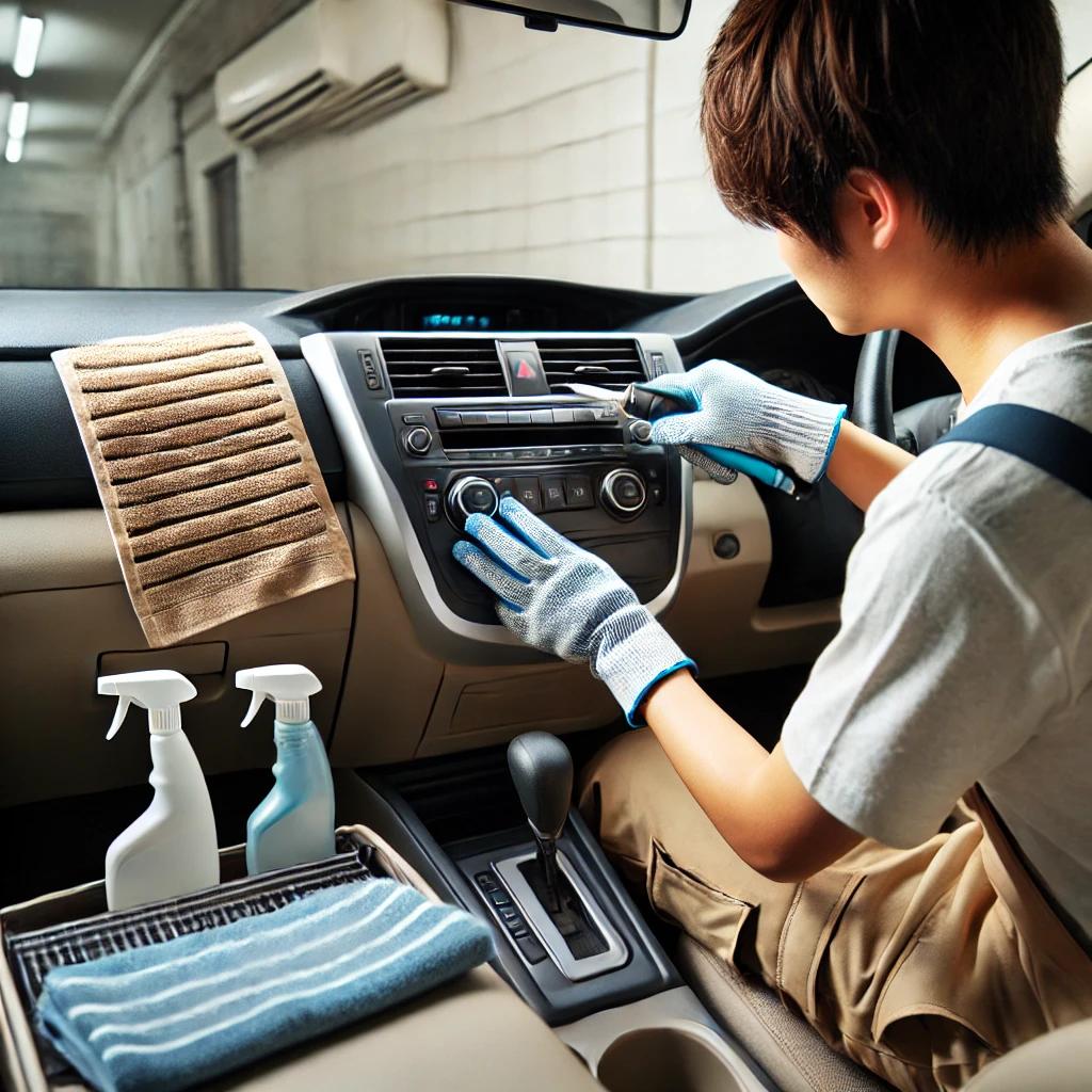 車のエアコン臭い時の料金と自分でできる掃除法