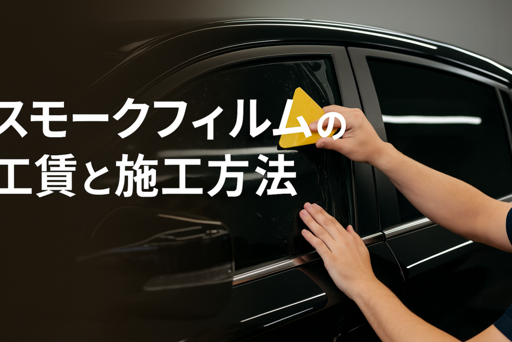 スモークフィルムの工賃と施工方法