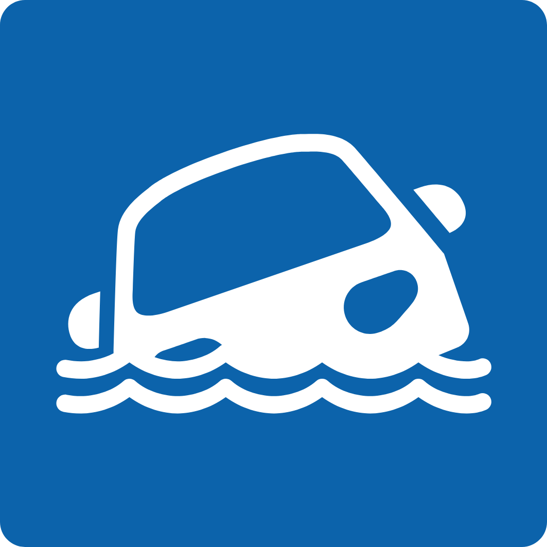 浸水車・雨漏りのアイコン