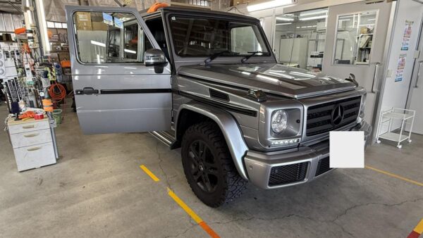 プレミアム車内クリーニングでお預かりしたメルセデス・ベンツ G350d