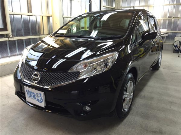 得洗隊でボディコーティングを施工した新車の日産 ノート（2015年の施工事例）