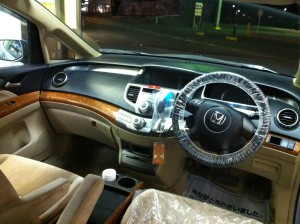オデッセイ/車内クリーニング後(運転席) 富士見市のお客様(オデッセイ/車内クリーニング)(写真5)