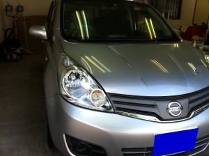 ワックスコート&車内クリーニング&ヘッドライト磨き(ノート)1